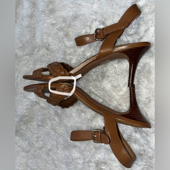 Coach Tan Marilyn Vegan Leather Sandals Women’s 9B - Picture 5 of 7